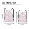 thumbnail image 2 of Gaeub Pink Paw Drawstring Backpack Bag Sport Gym Sackpack Heavy Duty String Backpack for Men Women-Medium, 2 of 6