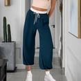 thumbnail image 3 of Fashion Casual Pants for Womens High Waist Plus Size Solid Color Fashionable And Comfortable High Waisted Workwear Pants With 8 Pockets For Casual Wear Save to 65% off!, 3 of 6