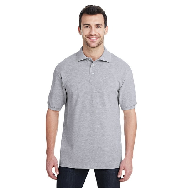 Jerzees Adult 6.5 oz. Premium 100% Ringspun Cotton Piqué Polo - 443MR