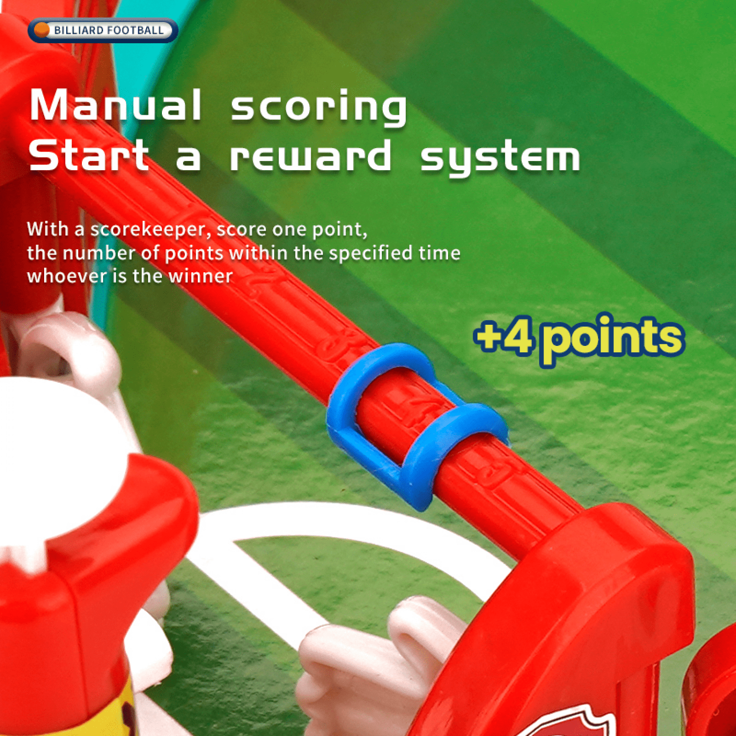 Mini Soccer Board Game for Kids, Foosball Table Toys with 4 Soccer Toys for Boys Ages 8-12 Gifts