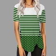 thumbnail image 1 of Liquidation d'Économies! BEFOKA T-Shirt pour Femmes Grande Taille, Hauts Blouse d'Été Décontractés pour Femmes, Blouse Décontractée Décontractée pour Femmes à Boutons Imprimée à Manches Courtes Blouse/chemise à Manches Courtes à Col Rond, 1 of 5