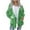Green, variant on Womens Fleece Jackets Plus Size Long Sleeve Hooded Jackets Zip Up Coats with Pockets Sequin Stylish Cozy Clothes