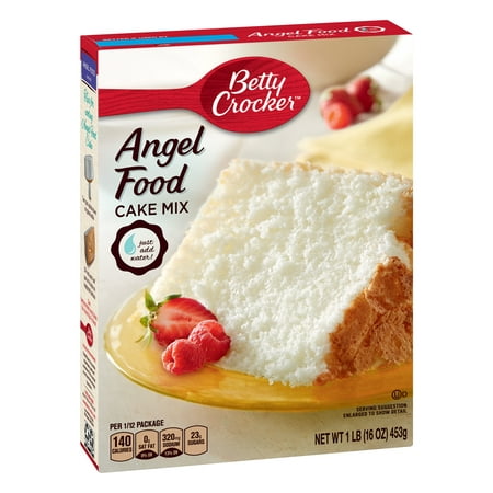 (2 Pack) Betty Crocker Super Moist Angel Food Cake Mix, 16
