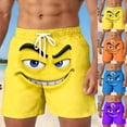 thumbnail image 5 of Mens Beach Shorts with Pockets Plus Size Summer Casual Funny Cute Elastic Waist Drawstring Short 2026 Vacation Outfits, 5 of 5