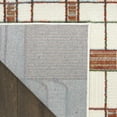 thumbnail image 5 of Nourison Nordic 4' x 6' Ivory Rust Mid-Century Modern Indoor Rug, 5 of 8