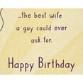 thumbnail image 3 of American Greetings Birthday Card for Wife (Beauty and Brains), 3 of 6
