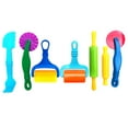 thumbnail image 1 of DIY Plastic Handheld Roller for Children Clay Rolling Pin Toy Made of Durable Plastic 7PCS Assorted Color, 1 of 8