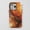 Color 03, variant on Abstract Ink For All iPhone Series Tough Phone Case Fluid Art Orange Brown