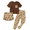 Dark Brown, variant on Arshiner Girls Clothes 3 Piece Outfits Short Sleeve Shirts Long Pants and Dolphin Shorts Clothing Sets with Pockets