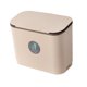 thumbnail image 1 of Bote de basura colgante de pared de 9L con tapa debajo del fregadero Cubo de basura Puerta Armario Oficina Dormitorio Baño Inodoro - Marrón Baoblaze Bote de basura colgante, 1 of 8