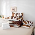 thumbnail image 6 of Homewish Animal Print 7pcs Bedding Comforter Set For Teens Boys Girls,Farmhouse Cow Queen Bedding Sets Super Cozy,Western Theme Queen Sheet Sets,Lightweight Room Decor,Reversible, 6 of 8