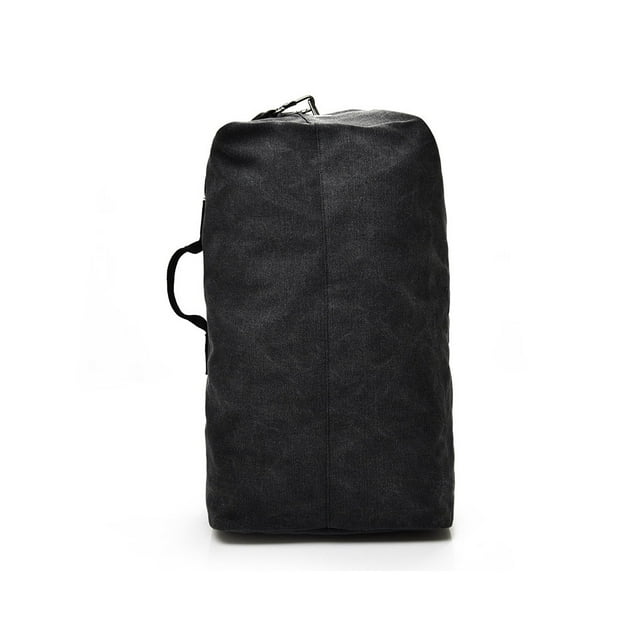 Qarigey grande para hombre, bolsa de viaje multifuncional para exteriores, bolso de hombro deportivo grande para montañismo, senderismo, Envolturas para manijas de equipaje Negro ordinario/S Qarigey AP012265-01
