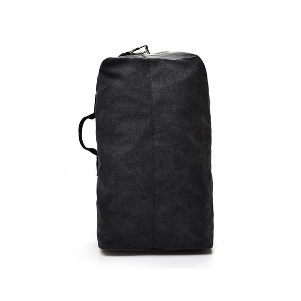Qarigey grande para hombre, bolsa de viaje multifuncional para exteriores, bolso de hombro deportivo grande para montañismo, senderismo, Envolturas para manijas de equipaje Negro ordinario/S Qarigey AP012265-01