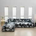 thumbnail image 2 of TOPCHANCES Stretch Couch Covers, L Shape Sofa Slipcovers for 3 + 3 Seaters Sectional, Furniture Protector Cover Home Decor, 2 of 8