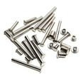 thumbnail image 2 of 500 Pcs Aluminum Large Flat Head Hollow Rivet Screws M4x20mm., 2 of 4