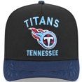 thumbnail image 2 of Men's New Era Black/Navy Tennessee Titans 2025 NFL Draft A-Frame 9FIFTY Snapback Hat, 2 of 7