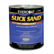 Fibre glass Evercoat SLICK SAND 100709 Extra High-Build Polyester Primer Surfacer, 1 gal Round Can, Gray