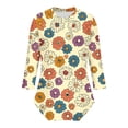 thumbnail image 5 of 3/4 Length Sleeve Women Tops Crew Neck Blouses Dressy Casual Summer T Shirts Loose Fit&nbsp; Yellow XL, 5 of 5