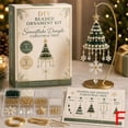Clearance!! DIY Christmas Ornament Making Kit Beaded Tree Decoration ...
