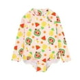 thumbnail image 1 of Cocomelon Girls Frill One Piece Swimsuit, 1 of 2