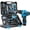 Blue, variant on JENABOM Pink Tool Set for Women-12V Cordless Drill Kit, 151 Pcs Box with Hand Drill Driver, Home Tool Kits , Perfect for Homeowner, DIY