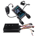 thumbnail image 1 of Electric Controller with LCD Panel, 80A Fast Heat Dissipation Electric Scooter Controller Kit  for 72V 5000W Motor, 1 of 7
