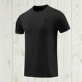 thumbnail image 5 of yillto Mens Big and Tall Shirts Quick Dry Lightweight Workout Gym Athletic Tshirts with Zipper Pockets, 5 of 6