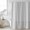 Gray, variant on Grey Striped Waterproof Shower Curtain, Large 72"x78" Washable Polyester Fabric Shower Curtains for Bathroom, Luxurious White Stripes Modern Abstract Art Decorative Bathtub Curtain Sets with Hooks