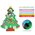 thumbnail image 4 of Fawoonu DIY Felt Christmas Tree Craft Kit for Kids - Interactive Xmas Ornament Set - Educational Handmade Gift for Children - 5 Designs - 100cm - Non-Toxic Material - Enhances Creativity - Family, 4 of 6