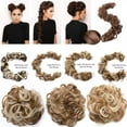thumbnail image 7 of Benehair Messy Hair Bun Extensions Curly Wavy Messy Synthetic Chignon Hairpiece Scrunchie Scrunchy Updo for women, 7 of 7