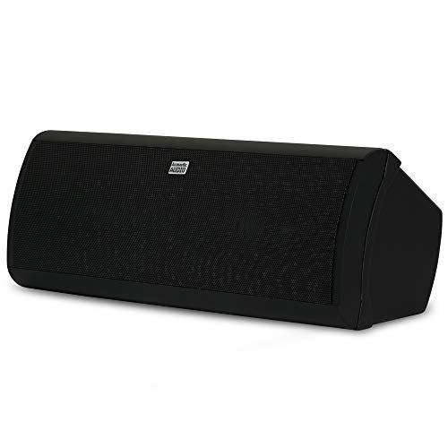 Acoustic Audio by Goldwood Acoustic Audio AA40CB Altavoz central de 3 vías para interiores, estantería negra de 500 vatios, 4 pulgadas