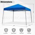 thumbnail image 2 of MASTERCANOPY 10' x 10' Portable Pop Up Canopy Tent with Large Base, Blue, 2 of 5