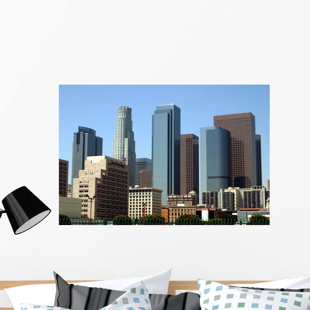 Los Angeles Wall Mural by Wallmonkeys Peel and Stick Graphic (36 in W x ...