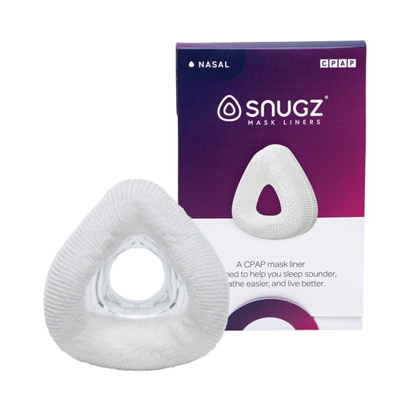 Snugz Nasal Mask Liners: Machine Washable, One-Size-Fits-Most Nasal CPAP Mask Liners, Pack of 2 Lasts 90 Days