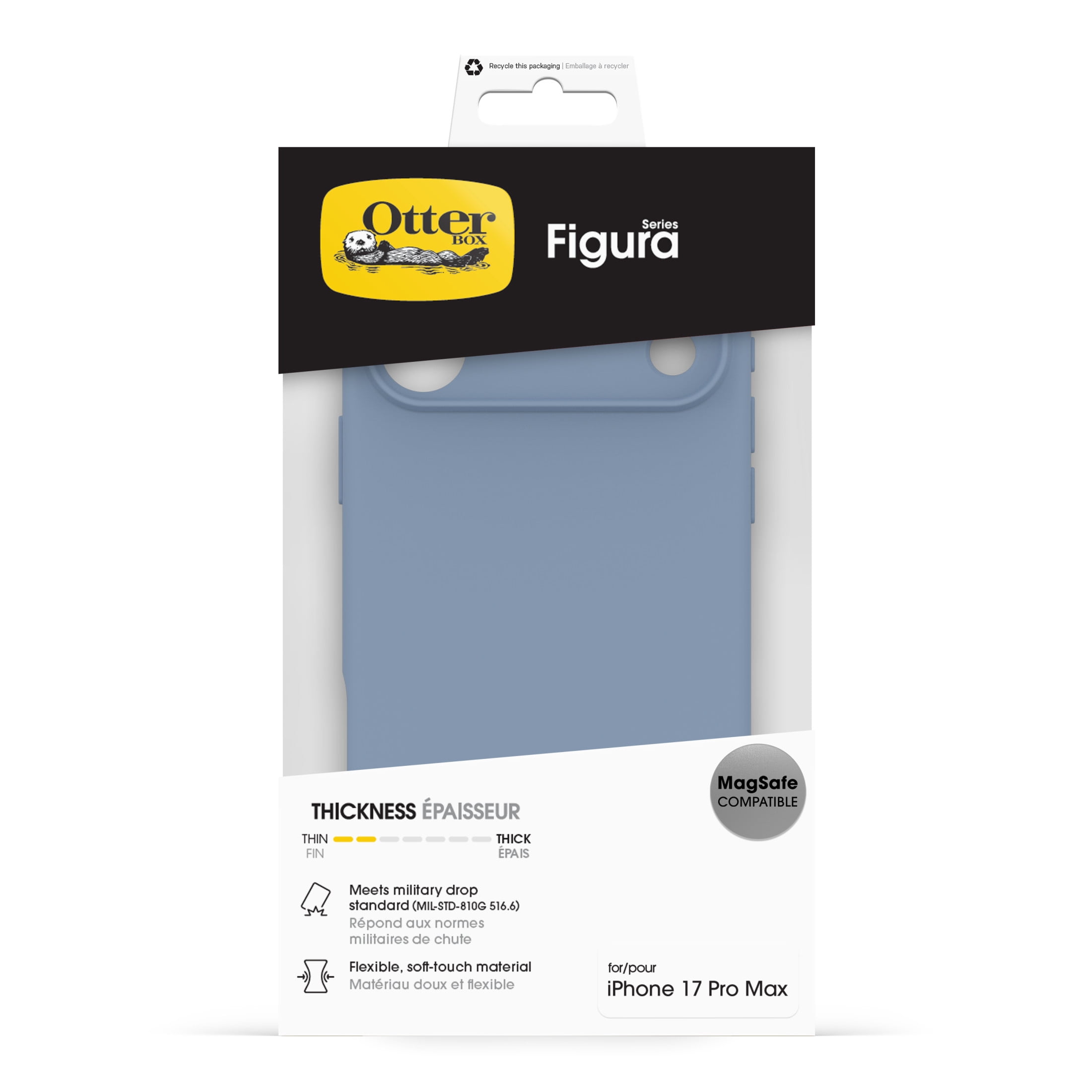 OtterBox Figura Series Case with MagSafe for Apple iPhone 18 Pro Max and iPhone 17 Pro Max - Blue
