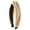 Khaki, variant on CSChome Fabric Hair Hoop Women Knotted Headband Candy Color Fabric Hair Hoop Elastic Wide Hairband Hair Accessories
