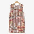 thumbnail image 2 of Toimothcn Women's Fashion Nightgown Women Summer Casual Floral Geometric Printed Sleeveless Nightgown Breathable Loose Fit Homewear Vest Dress Comfortable Womens Sleeping Clothes, 2 of 3