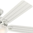 thumbnail image 6 of Hunter Beachcomber 52" Indoor/Outdoor Ceiling Fan w/ Light and Pull Chain, White, 6 of 10