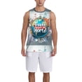 thumbnail image 4 of Easygdp Jelly Fish Men's Mesh Basketball Jersey Quick Drying Sleeveless Shirts Fitted Muscle Tank Tops Sport Round Neck T-Shirt - XX-Large, 4 of 9