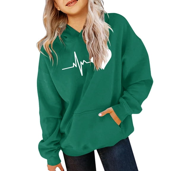 YunPes Girls' Sweatshirts Winter Children's Retro Print Sweatshirts Long Sleeves Comfortable and Cute Sweatshirts Boy Hoodies