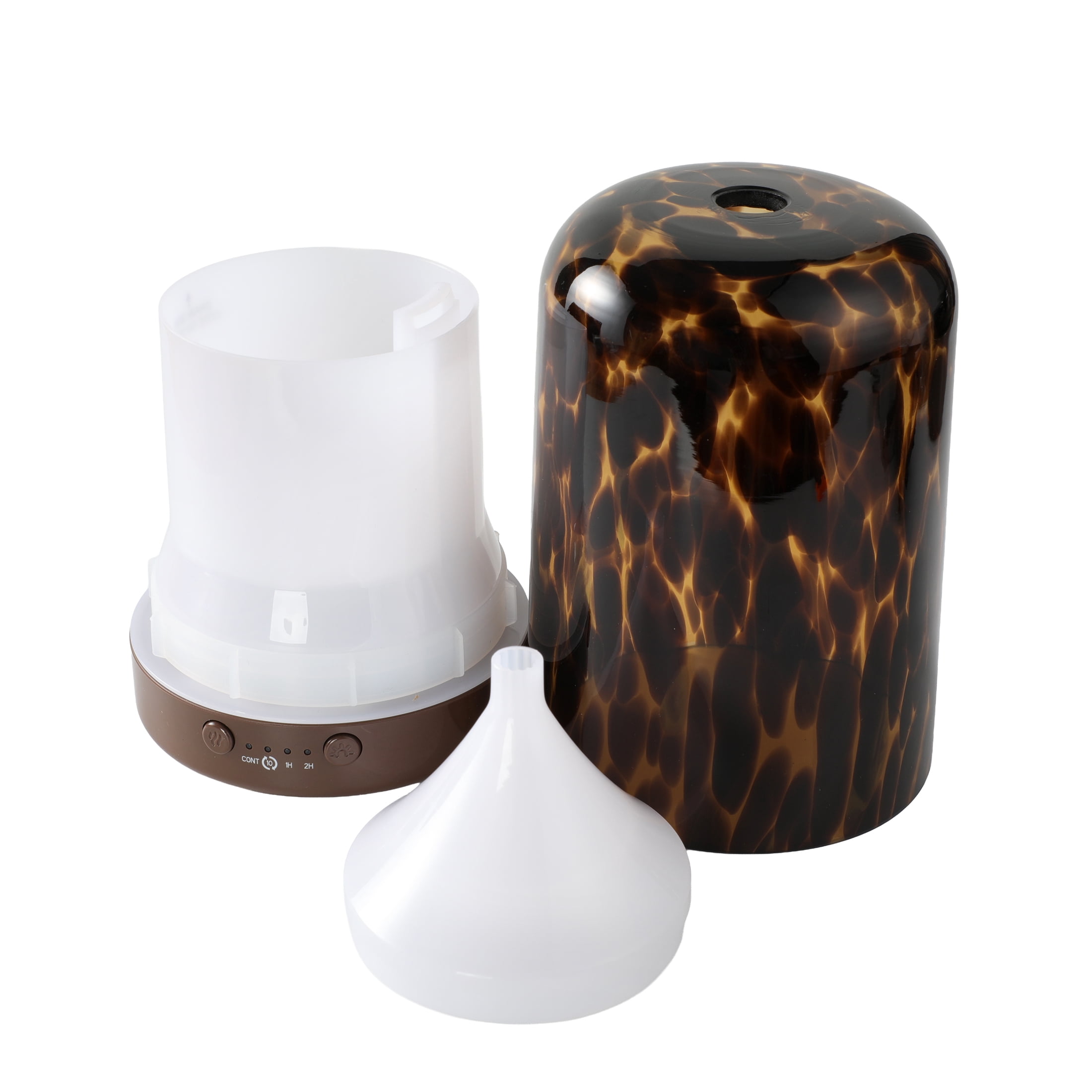 Better Homes & Gardens Artglass Ultrasonic Diffuser, Cool Mist, Tortoise