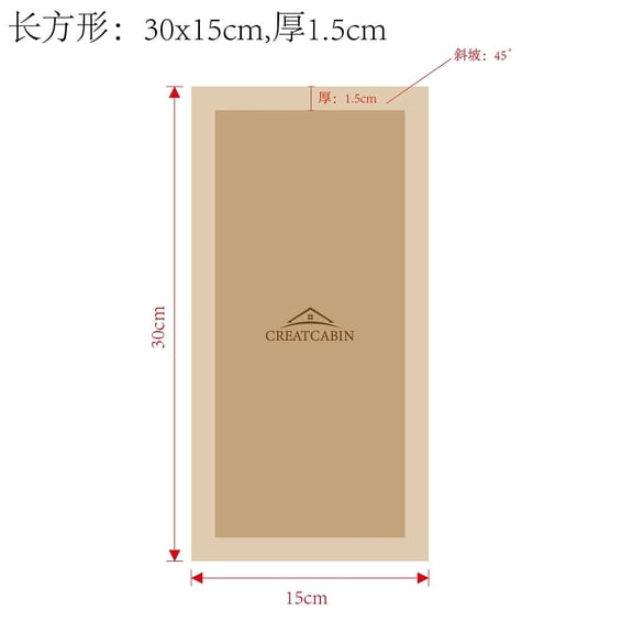 Rectangle Pottery Molds Ceramics Forming Molds Wooden Pottery Forms Clay Pottery Molding Tools MDF Ceramics Dish Plate Slump Mold Press Mold