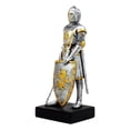 thumbnail image 4 of Ebros Medieval Swordsman Knight Of Heraldry Figurine 8.75"Tall Suit of Armor Statue Decor, 4 of 5