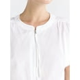 thumbnail image 3 of Free Assembly Women's Cotton Midi Shirtdress with Drawstring Waist, Sizes XS-XXL, 3 of 4