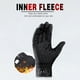 Cycling Gloves Touchscreen Waterproof Fleece Thermal Sports Gloves for Hiking Skiing - image 5 of 7