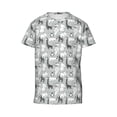 thumbnail image 4 of Wukai African Animals Youth Unisex Short Sleeve T-Shirt for Boys, Girls, Teens, and Kids-Large, 4 of 7