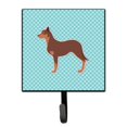 thumbnail image 1 of Australian Kelpie Dog Checkerboard Blue Leash or Key Holder, 1 of 1