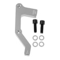 thumbnail image 2 of Juego de 2 adaptadores de soporte trasero + delantero Marco de aleación de aluminio de montaje de 203 mm para soporte de pinza de freno compatible con SOLEDAD Adaptador de freno de disco de bicicleta, 2 of 10