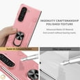 thumbnail image 6 of Decase Phone Cover for Samsung Galaxy Z Fold 5 5G 2023 Cover and Ring Holder Stand Slim Hybrid Protective Mobile Kickstand Boys Girls Women Men Rugged Hinge Protection Case, Pink, 6 of 12