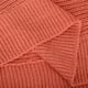 thumbnail image 3 of Suéteres Umfun para mujer, sueltos, informales, de punto, lisos, estampados, cuello redondo, manga 3/4, suaves al tacto, ligeros, naranja, XL, 3 of 5